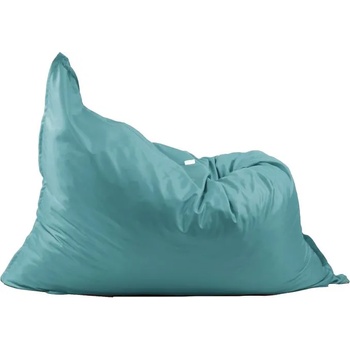 Pufrelax Пуф, 500л. Magic pillow XXL - Panama Turcoaz, Водоустойчив, Перящ се калъф, Пълнеж с микс от мемори пяна и дунапрен