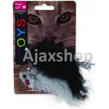 Magic Cat rybka se vzorem a catnipem chrastící mix 11 cm 2 ks