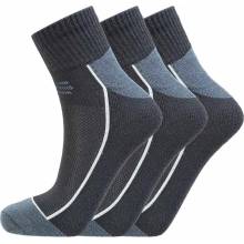Virtus Nolly Quarter 3-Pack šedá