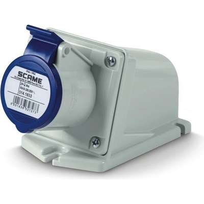 SCAME Промишлен контакт 2P+Е 16A IP44 серия XENIA - 514.1653 (514.1653)