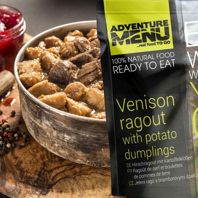 Adventure Menu Jelenie ragú so zemiakovými haluškami 10 x 400 g
