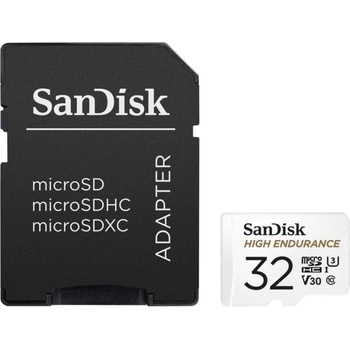 SanDisk microSDHC High Endurance 32GB C10/UHS-I/U3/V30 (SDSQQNR-032G-GN6IA/183565)