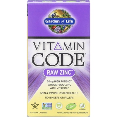 Garden of Life Vitamin Code RAW Zinok 60 kapsúl