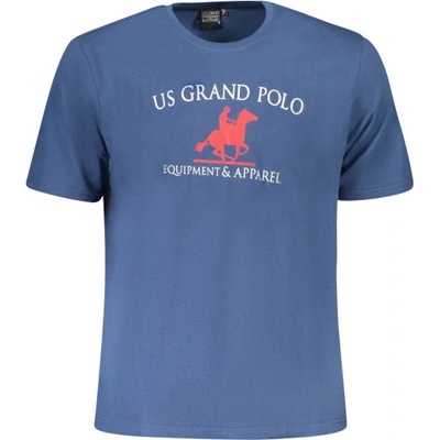 U. s. grand polo Тениска с къс ръкав за мъже us grand polo, Размер m, Цвят Синьо (au02645_bl2jeans)