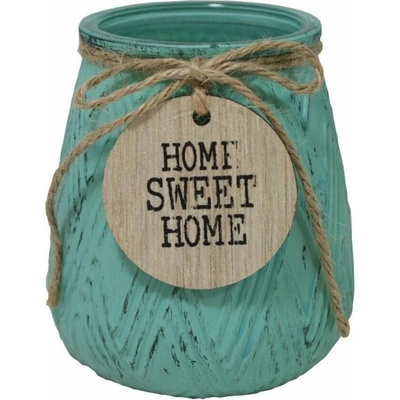 GOBA skleněný malý Home Sweet Home zelený