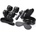 Toyz4Lovers Бондидж комплект от 8 части Top Bondage Kit черен