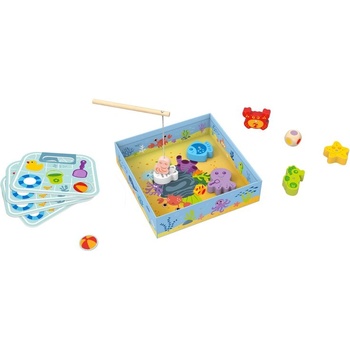 Tooky Toy Дървена игра Риболов tk347