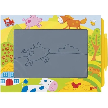 Goki Магическа дъска за рисуване Goki, 19 cm (58477)