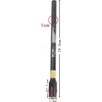 NAGOYA RH795 teleskop anténa 70-1000 MHz 112 cm SMA-M (TYT)
