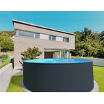 Planet Pool 4,5 x 1,2 m antracit / blue