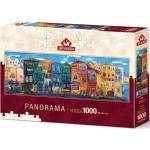 Art Puzzle Панорамен пъзел Art Puzzle от 1000 части - Цветен град (5350)