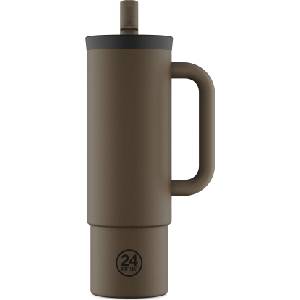 24Bottles Термо чаша Straw Mocha, 800 мл (002239)