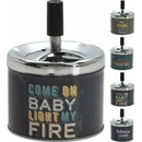 Makro Popolník plech 9x12cm rôzne dekory s nápisom