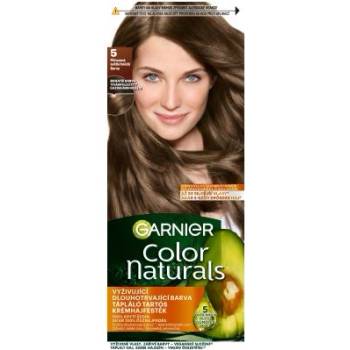 Garnier Color Naturals постоянна боя за коса с подхранващи масла 40 ml нюанс 5 Natural Light Brown за жени