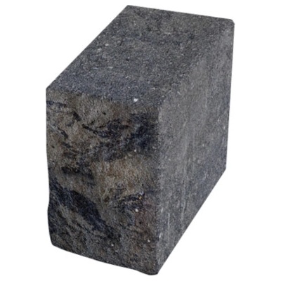 DITON Tvárnice Muráno 21/25 koncový 1/4 kámen 120x250x210 mm šedo-černá
