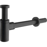 Sapho - Сифон за мивка, 1 1/4, оттичане 32 mm, кръгъл, матово черно SI515 (SI515)