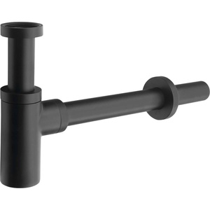 Sapho - Сифон за мивка, 1 1/4, оттичане 32 mm, кръгъл, матово черно SI515 (SI515)