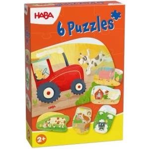 HABA Пъзел за най-малките Ферма 6 бр (2012185002)