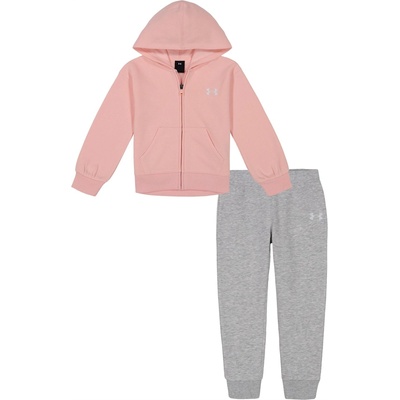 Under Armour Бебешки комплект Under Armour Chest Logo Set Baby Girl - Pink/Grey