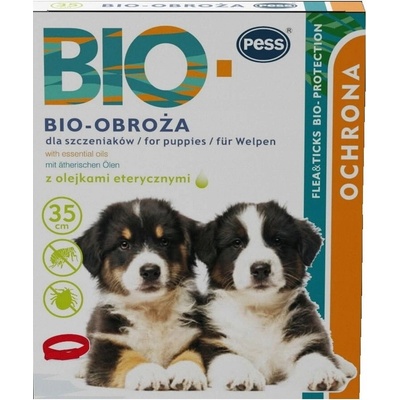 PESS Bio-ochranný obojok s prírodnými éterickými olejmi pre šteňatá 35 cm