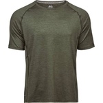 TEE JAYS TJ7020 COOLDRY / Мъжка спортна тениска - маслиненозелен меланж L (187020o7903)