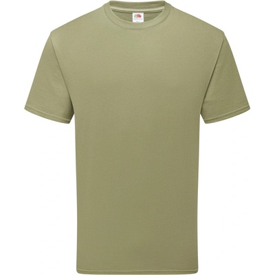 Fruit of the Loom tričko Pure Cotton T těžká bio bavlna krátký rukáv COT161362a3801-classic olive
