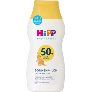 HiPP Слънцезащитно мляко Hipp - SPF50, 200 ml (90800)