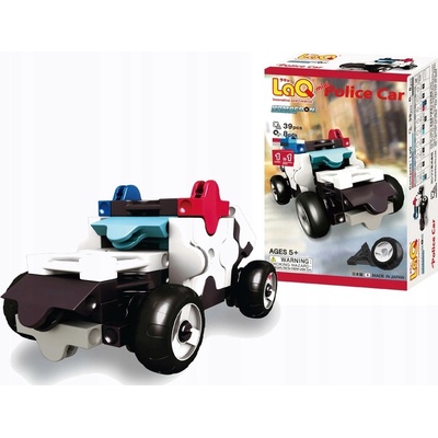 LaQ Hamacron Constructor Mini Policejní auto – Zboží Dáma