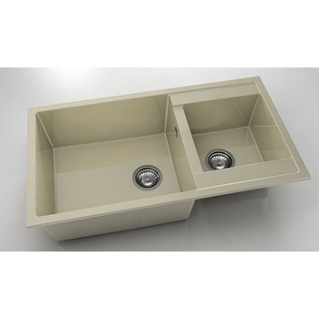 Image 1 of FAT Мивка Vanguard 234, Polymer marble, 03 Жасмин, с включен сифон