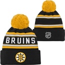 Outerstuff Dětská zimní čepice Boston Bruins NHL Jacquard Cuffed Knit With Pom