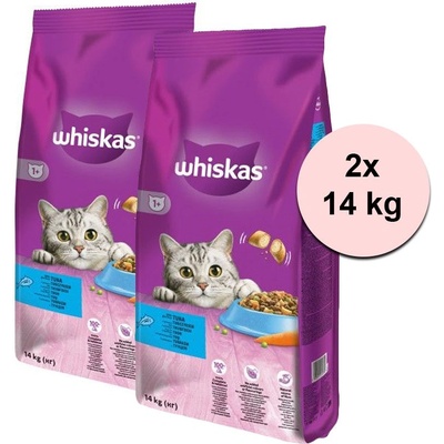 Whiskas с риба тон 2 x 14 кг