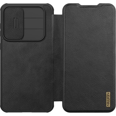 Nillkin Samsung A56 5G NILLKIN QIN PRO калъф стоящ, кожен ефект FLIP, протектор за камерата, BLACK GP-169265 (GP-169265)