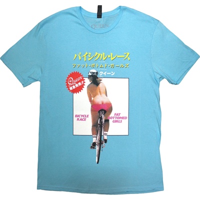 Queen Fat Bottomed Girls Blue L Риза (QUTS111MBL03)