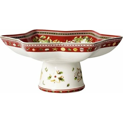 Villeroy & Boch 14-8612-3840 Mísa na pochutiny Winter Bakery Delight hvězda na nožce