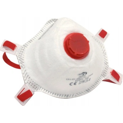 Payper respirátor FFP3 AK003 s výdychovým ventilčekom Biela/ Červená U