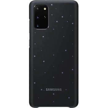 Samsung LED Cover EF-KG985CB - оригинален заден кейс, през който виждате информация от Samsung Galaxy S20 Plus (черен)