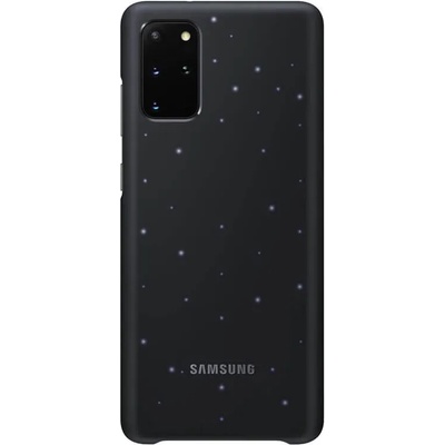 Samsung LED Cover EF-KG985CB - оригинален заден кейс, през който виждате информация от Samsung Galaxy S20 Plus (черен)