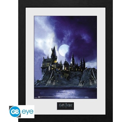 Harry Potter Zarámovaný plakát - Bradavický hrad