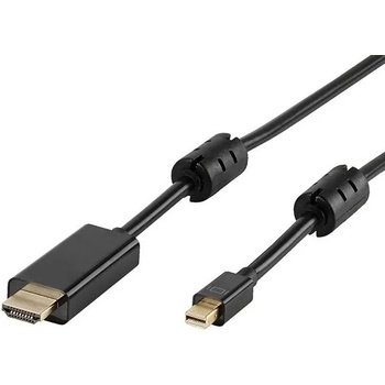 Vivanco Кабел Vivanco - 45344, Mini DisplayPort/HDMI, 1.8m, черен (45344)