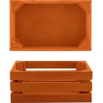 Bisetti BISETTI-Дървена поставка за гастронорм GN1/4 26x15, 7xh10, 5cm БРОНЗ (27114O) (0143102)