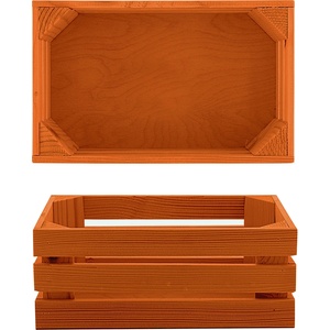 Bisetti BISETTI-Дървена поставка за гастронорм GN1/4 26x15, 7xh10, 5cm БРОНЗ (27114O) (0143102)