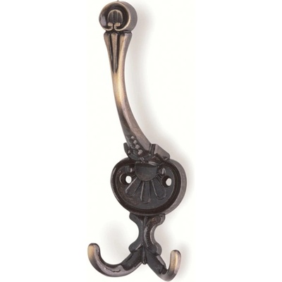Háček 504 staromosazný leštěný 151 mm x 57 mm x 59 mm