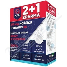 IQ Mag 375mg hořčíku+vit.B6+kyselina listová 60 kapsúl