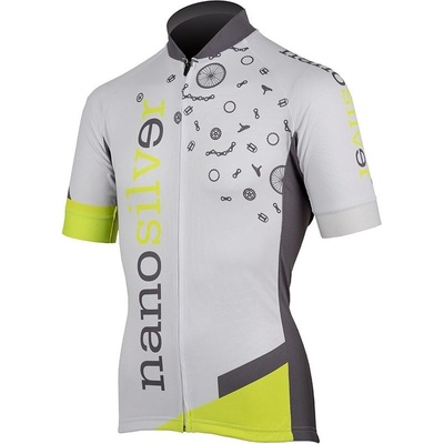 Nanosilver se stříbrem BIKE celopropínací světlá dámský