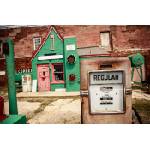 DIMEX ART Флизелинов фототапет бензиностанция на route 66 375 x 250 см