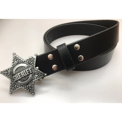 Kožený pánský opasek Sheriff