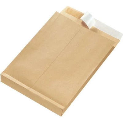 HERLITZ Taška B4 Herlitz s X dnom a odtrhávacou páskou 250 x 353 mm 130g hnedá