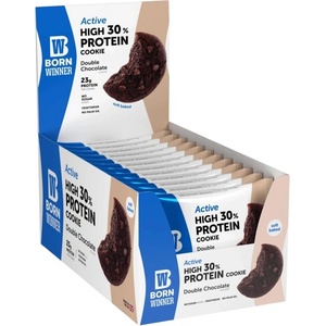 Born Winner Active 30% High Protein Cookie [12 x 75 грама] Двоен шоколад