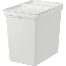 Ikea Hallbar Plastový Odpadkový koš 22 l šedý