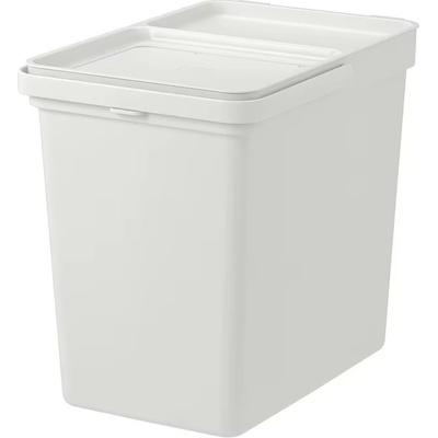 Ikea Hallbar Plastový Odpadkový koš 22 l šedý